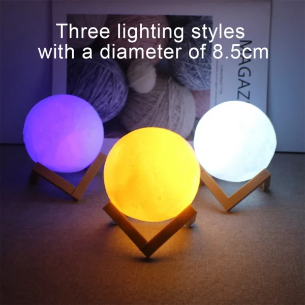 book light led moon light galaxy light, moon night light, girl, boy, child birthday gift, bedroom decoration indoor lighting