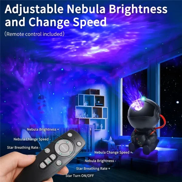 galaxy projector led night light star projector astronaut projector galaxy light for home decorative bedroom children kids gift