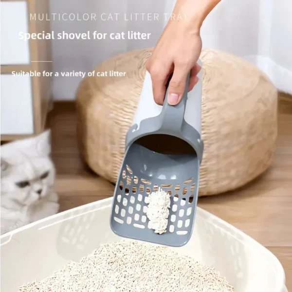 Cat Litter Shovel Scoop For Pet Filter Clean Toilet Garbage Picker Cat Supplies Accessory Cat Litter Box Self Cleaning - Image 3