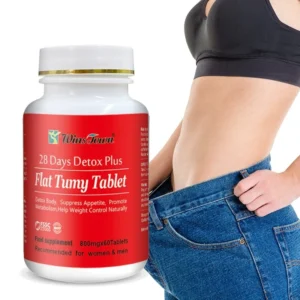 Winstown 28 Days Flat Tummy Tablets Body Detox Suppress Appetite burn fat and expel toxin effective weight loss For Women & Men