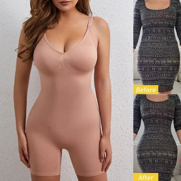 One-piece Shapewear women's slimming pants Hip Lift Shapewear elastic corset body piece - Image 4