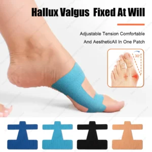 Bunion Corrector Unisex Foot Hallux Valgus Braces Toe Separator Straightener Adjustable Pedicure Finger Toe Corrector Strap Self