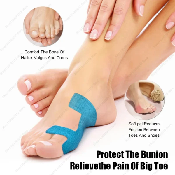 Bunion Corrector Unisex Foot Hallux Valgus Braces Toe Separator Straightener Adjustable Pedicure Finger Toe Corrector Strap Self - Image 3