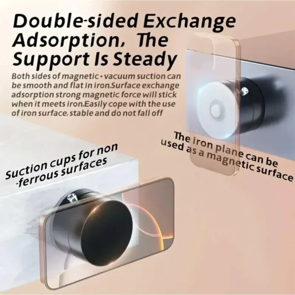 Magnetic Phone Holder Foldable Retractable Mount Griptok Grip Tok Auto Essentials Supplies Novelty Stuff Accessorie For Car Home - Image 5