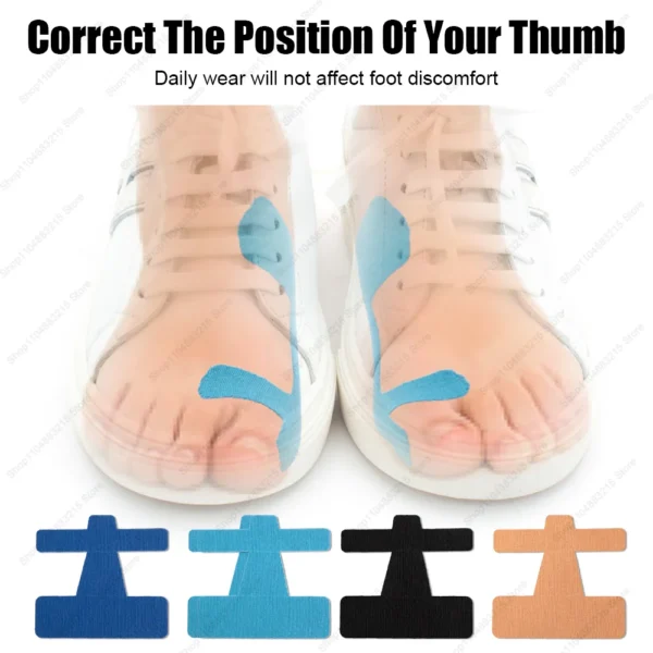 Bunion Corrector Unisex Foot Hallux Valgus Braces Toe Separator Straightener Adjustable Pedicure Finger Toe Corrector Strap Self - Image 5