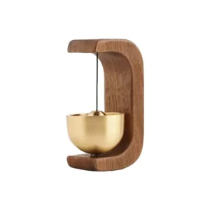 dopamine wind bell magnetic inhalation home wind bell beech car into the door to remind the bell copper bell walnut copper ornam