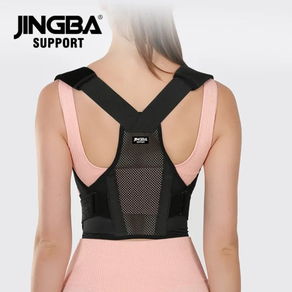 fully adjustable straightener upper spine support men women backback brace posture corrector