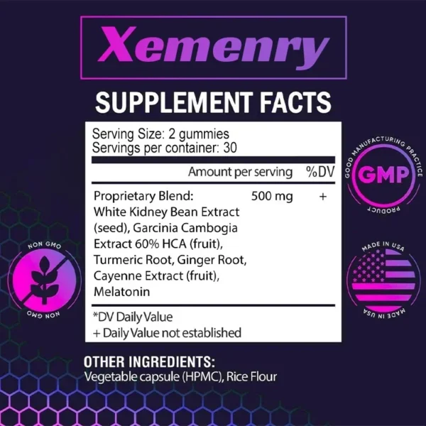 Nighttime Fat Burning Gummies - Burn Fat, Promote Metabolism, Healthy Weight Management, Improve Immunity - Image 2